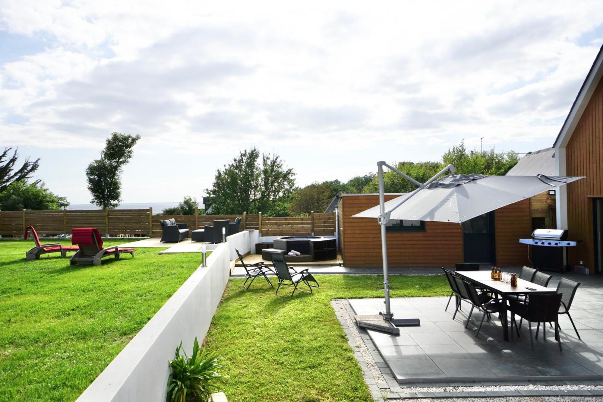 Moëlan-sur-Mer Villa Sophie - 500M De La Mer - Jacuzzi מראה חיצוני תמונה
