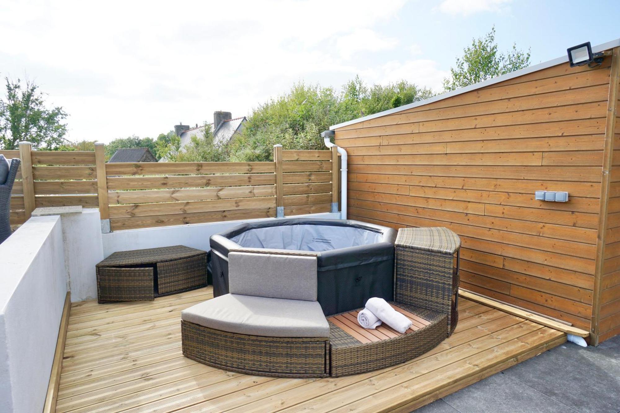 Moëlan-sur-Mer Villa Sophie - 500M De La Mer - Jacuzzi מראה חיצוני תמונה